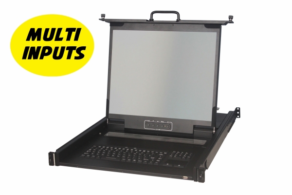 Multi inputs LCD Console Drawer