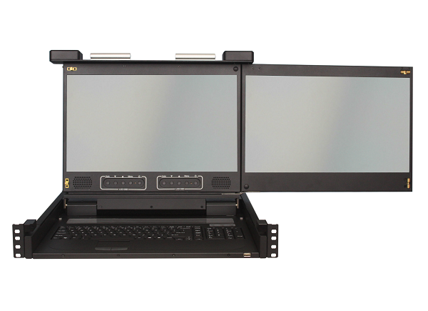 Single rail dual 17.3" - KVM-1701W-D2