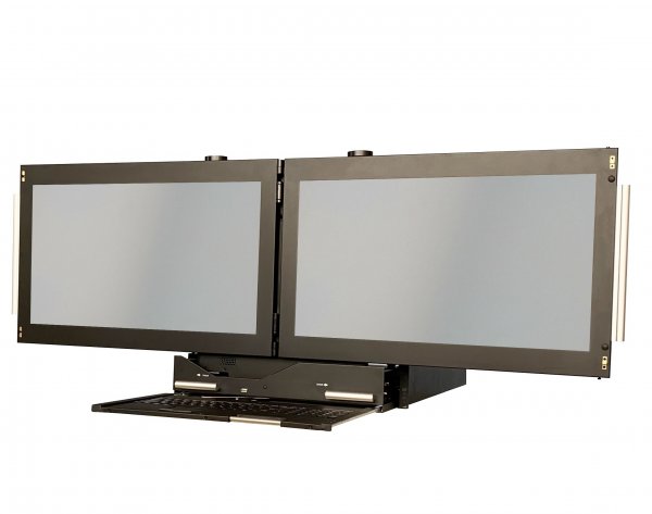 dual rail dual 24" FHD - KVMD-2401W-D2